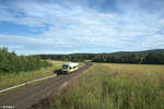 VT650 713 als RB97 84556 Bad Steben - Bayreuth bei Großwendern. 07.07.24