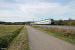 1463 211-1 + 1463 212 als RE50 63066 Plattling nach Nürnberg bei Pölling. 17.10.24
