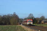 AKN VTA als A1 nach Burgwedel durch Hasloh am 27.Januar.2024 