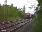 143 001 zieht ein Kokszug fr EKO und fhrt in Eisenhttenstadt ein.
15.06.06