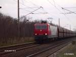 143 001-6 zieht beim ex HP Vogelsang ein Kohlezug frs EKO.09.04.07