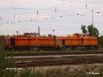 Lok 63 und 60 warten im Werksbahnhof Ziltendorf auf neue Aufgaben. 15.08.07