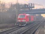 BR 249 020 als Lz durch Dedensen-Gmmer Richtung Osten. 1.Februar 2025