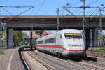 Br 402 xxx als ICE 735 nach Aachen HBF in Richtung Hannover durch Hamburg Harburg am 27.März.2025 