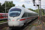 BR 415 023 (Tz. 1523  Hansestadt Greifswald ) als (ICE 2520 Berlin Hbf -> Hamburg Altona) bei der Durchfahrt HH-Bergedorf in Richtung Hamburg Hbf. 9.Juli 2025