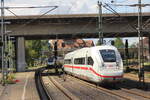 BR 412 076 (Tz. 9476) als (ICE 883 Hamburg-Harburg -> Mnchen Hbf) bei der Ausfahrt Richtung Hannover. 1.8.2025