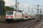 BR 146 565-7 D-DB als (IC 2233 Hamburg-Harburg -> Magdeburg Hbf) bei der Ausfahrt HH-Harburg  Richtung Lneburg. 1.8.2025