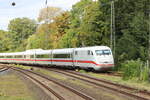 BR 401 068/568 (Tz. 168  Crailsheim ) als (ICE  928 Passau -> Hamburg-Altona) durch Mainz-Bischofsheim Richtung Mainz Hbf.  22.August 2025