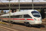 BR 411 009/509 ( Gstrow ) als (ICE 1671 Hamburg-Altona -> Karlsruhe Hbf) bei der Ausfahrt HH-Harburg. 9.Oktober 2025