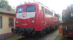 110 152-6 (115 152) steht im DB Museum Koblenz am 25.06.2022