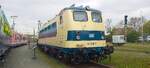 BR 141 248-5 steht im DB Museum Nrnberg am 5.Januar 2023