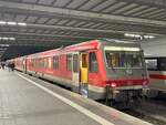 BR 628 422 + 628 688 als (RB40 Mühldorf -> München Hbf) in München Hbf. 27.04.2024
