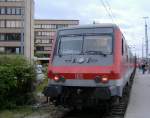Ein Wittenberger Steuerwagen als RE aus Freilassing in Mnchen Hbf. 29.07.2006