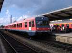 628 102 als RB aus Bad Wrishofen in Augsburg Hbf. 07.08.2006
