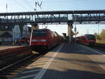146 262 als RE 30 Frankfurt (Main) Hbf - Kassel Hbf in Marburg (Lahn). 12.04.2025