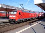 146 129 als RE nach Norddeich Mole in Hannover Hbf. 20.07.2006