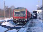 628 519 als RE 17 Hagen Hbf - Warburg (Westf.) in Bestwig. 27.01.2006