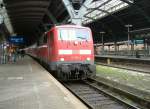 111 014 als RE 13 Hamm (Westf.) - Venlo in Hagen Hbf. 14.04.2006