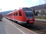 612 040 als RE 17 nach Kassel-Wilhlemshhe in Brilon Wald. 20.04.2006