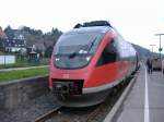 Ein VT 644 als RB 23 nach Bonn Hbf in Bad Mnstereifel. 22.04.2006