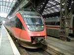 Ein VT 644 als RE 22 Gerolstein - Kln Messe/Deutz in Kln Hbf. 22.04.2006