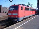 111 156 als RE 13 Hamm (Westf.) - Venlo in Dsseldorf Hbf. 29.06.2006
