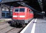 111 126 als RE 4 nach Dortmund Hbf in Aachen Hbf. 29.09.2006