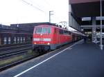 111 114 als RE 13 Hamm (Westf.) - Venlo in Dsseldorf Hbf. 07.10.2006