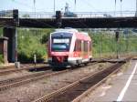 640 003 als RB 93 aus Bad Berleburg bei der Einfahrt in Siegen. 06.08.2008