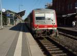 628 666 als RE 17 nach Hagen Hbf in Warburg (Westf.). 30.08.2008