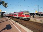 Ein Karlsruher Steuerwagen als RB 50 nach Mnster (Westf.) Hbf in Dortmund Hbf. 31.08.2008