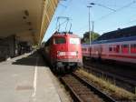 110 398 als RB 50 aus Dortmund Hbf in Mnster (Westf.) Hbf. 31.08.2008