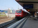 146 030 als RE 6 Minden (Westf.) - Dsseldorf Hbf in Bielefeld Hbf. 28.09.2008