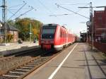 612 650 als RE 17 Hagen Hbf - Kassel-Wilhelmshhe in Warburg (Westf.). 10.10.2008