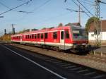 628 675 als RE 17 nach Hagen Hbf bei der Bereitstellung in Warburg (Westf.). 10.10.2008