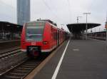 425 091 als RB 26 nach Koblenz Hbf in Kln-Messe/Deutz. 07.12.2008