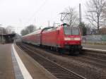 146 009 als RE 5 Koblenz Hbf - Emmerich in Brhl. 16.12.2008
