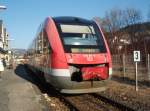 640 017 als RB 93 nach Siegen in Bad Berleburg. 30.12.2008