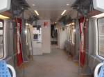 Der Innenraum eines VT 644. 31.01.2009