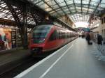 644 057 als RE 22 Gerolstein - Kln Messe/Deutz in Kln Hbf. 31.01.2009