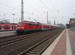 111 150 als RE 9 Aachen Hbf - Siegen in Dren. 05.04.2009