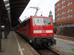 111 115 als RE 13 Venlo - Hamm (Westf.) in Hagen Hbf. 03.05.2009