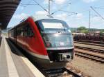 642 526 als RE 4 nach Gera Hbf in Saalfeld (Saale). 05.07.2008