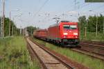 185 317 in Genshagener Heide auf dem Weg Richtung Berlin-Schnefeld Flughafen.