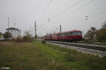 798 652, 998 800, 798 752, 798 766 auf Sonderzug von Nürnberg nach Linz am Rhein bei der Durchfahrt in Heilsbronn. 01.11.24