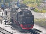 BR 99 7245-6 der HSB steht in der Abstellung in Wernigerode. 24.05.2025