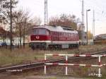 232 158-6 der LEG steht in Eisenhttenstadt abgestellt. 11.11.06