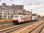 BR 189 905 + 189 901 Lokomotion als Lz durch Mnchen-Heimeranplatz 11.12.2024