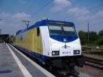 146-11 als ME nach Gttingen Hbf in Uelzen. 21.07.2006