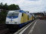 246 007 der metronom Eisenbahngesellschaft als ME Cuxhaven - Hamburg Hbf in Hamburg-Harburg. 07.06.2008